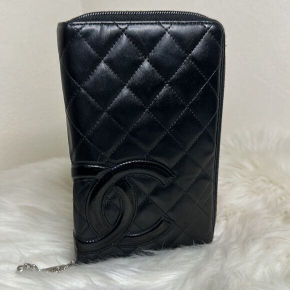 💯Preloved Chanel Large Quilted Wallet/Organizer🍀 - Picture 5 of 16